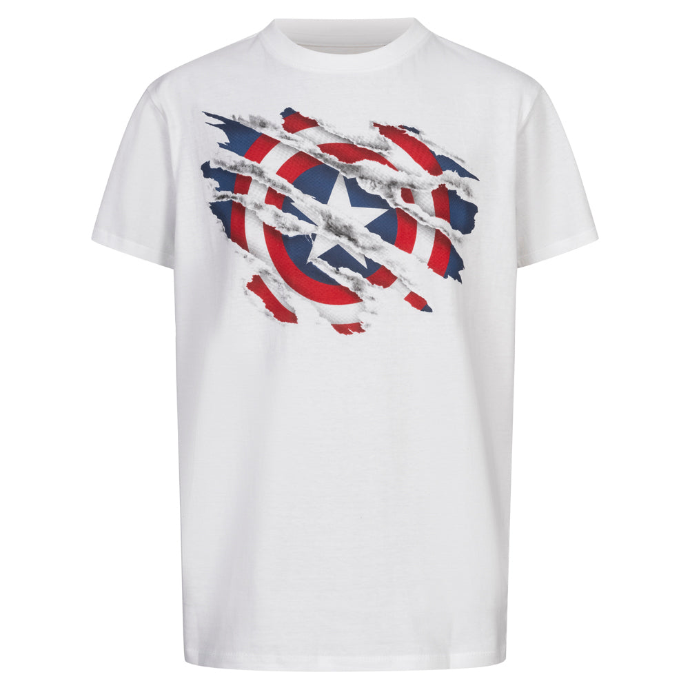 Captain America MARVEL T-shirt voor kinderen FBBTS200WHT