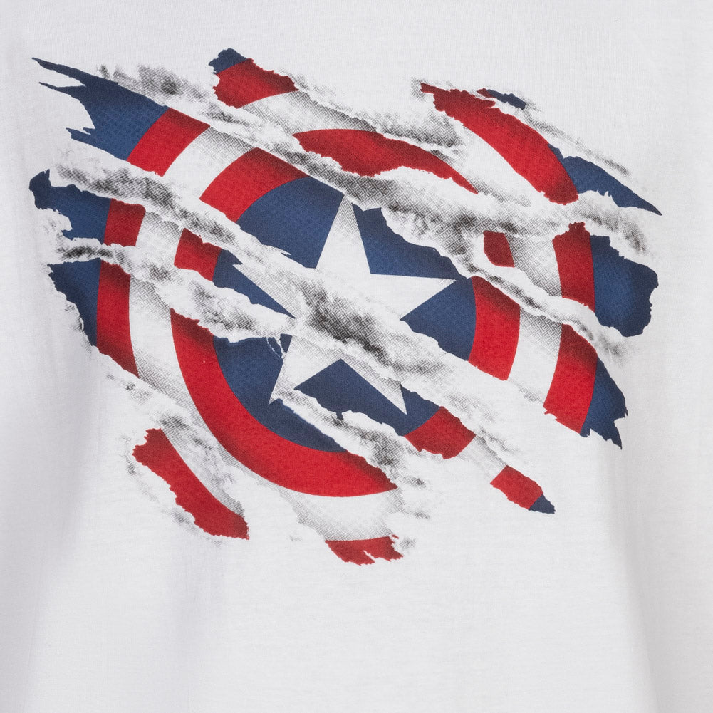 Captain America MARVEL T-shirt voor kinderen FBBTS200WHT