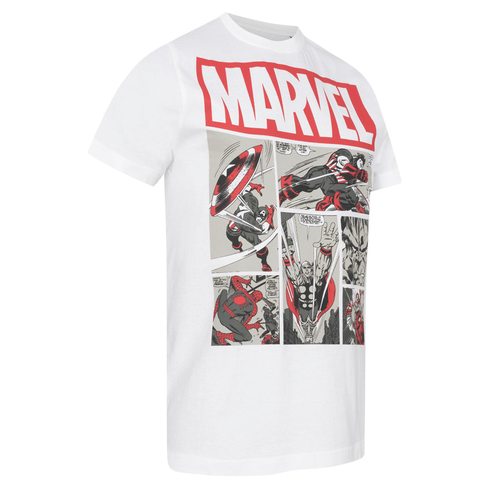 MARVEL Heroes Comics Heren T-shirt FBMTS301WHT