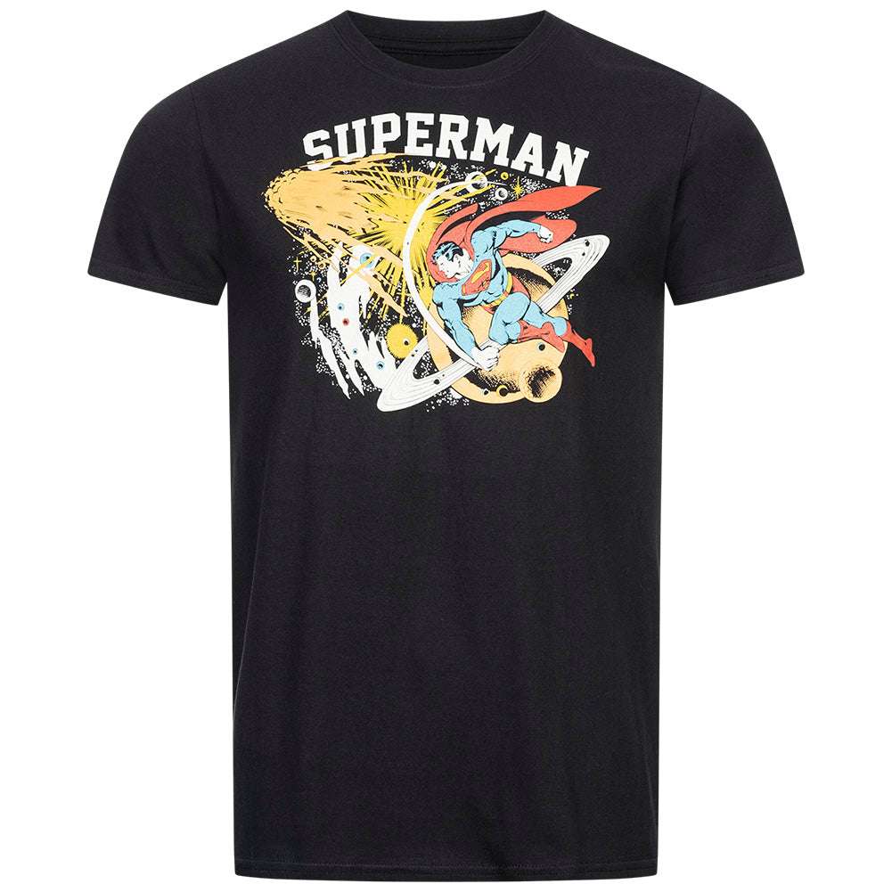 SUPERMAN DC COMICS Universe T-shirt voor Heren FBMTS825BLK