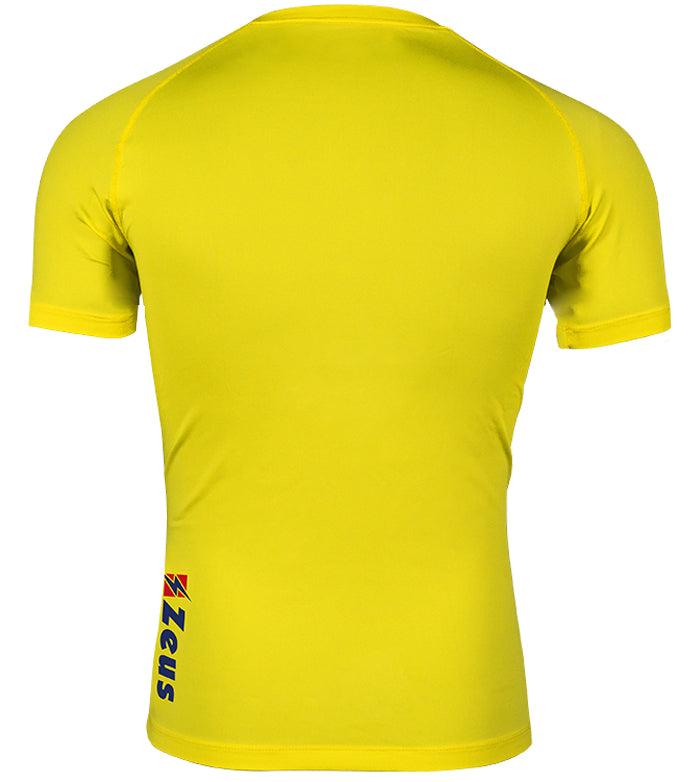 Zeus Fisiko Baselayer Functioneel shirt met korte mouwen geel