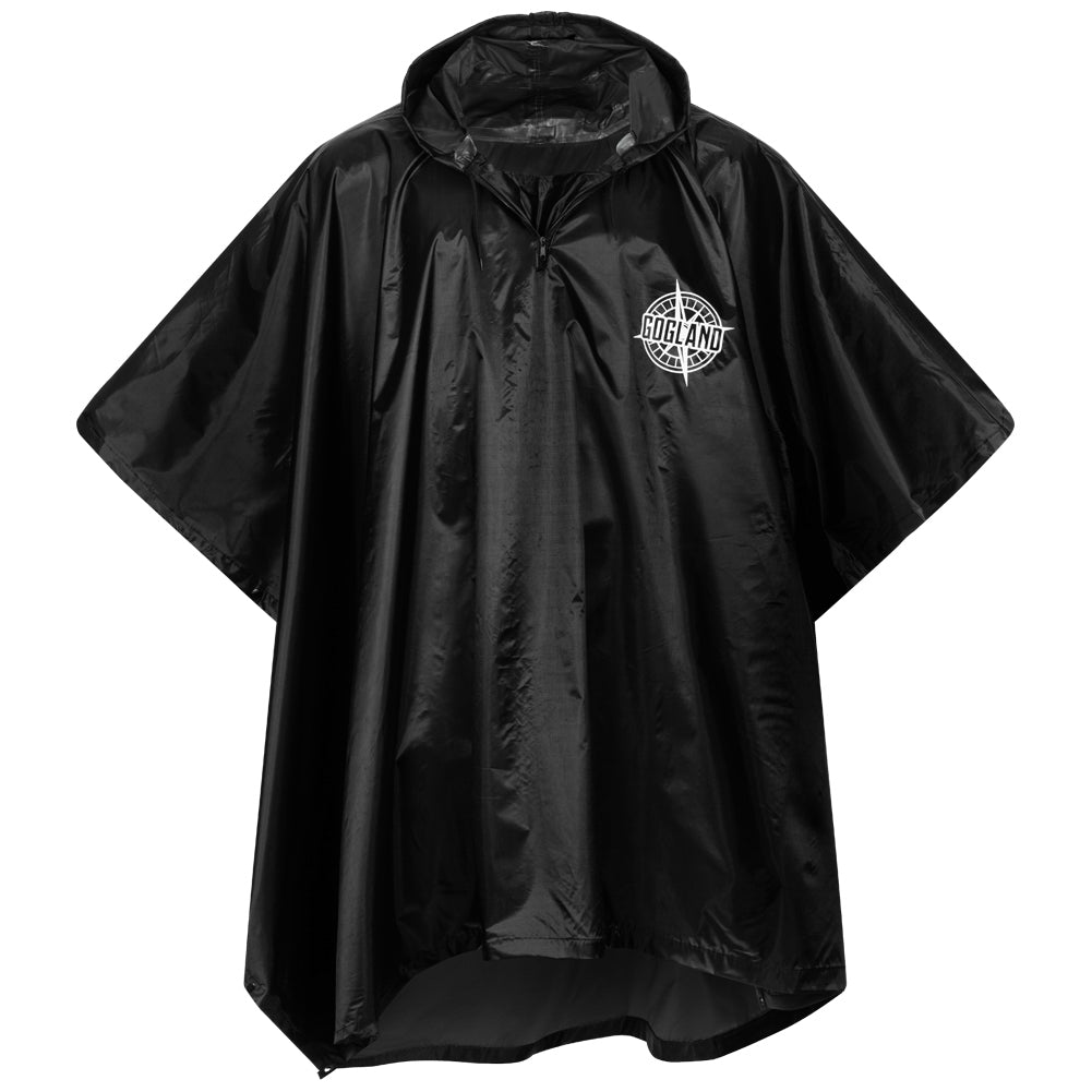GOGLAND Â® Monsun Regenponcho zwart