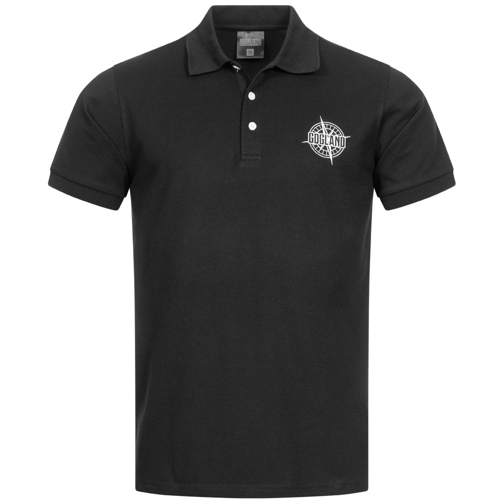 GOGLAND "Noshak" herenpoloshirt zwart
