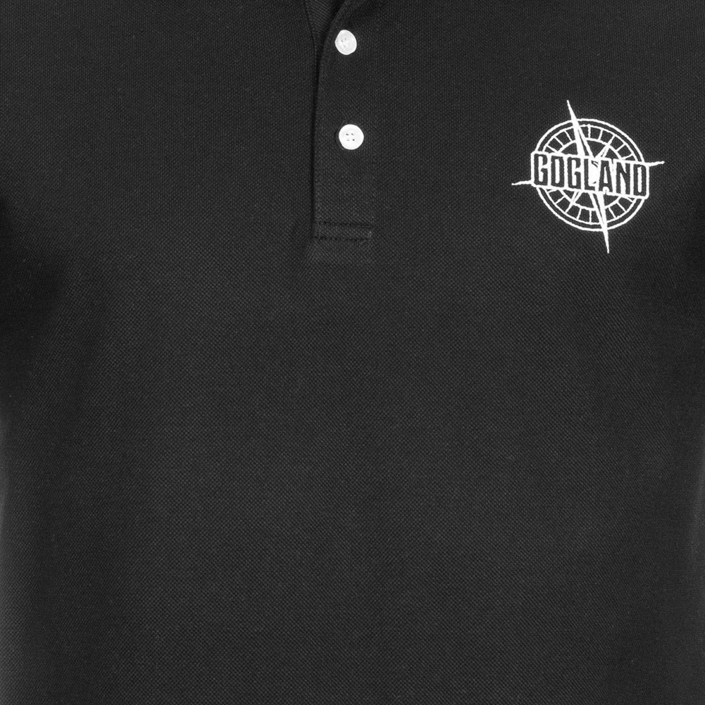 GOGLAND "Noshak" herenpoloshirt zwart