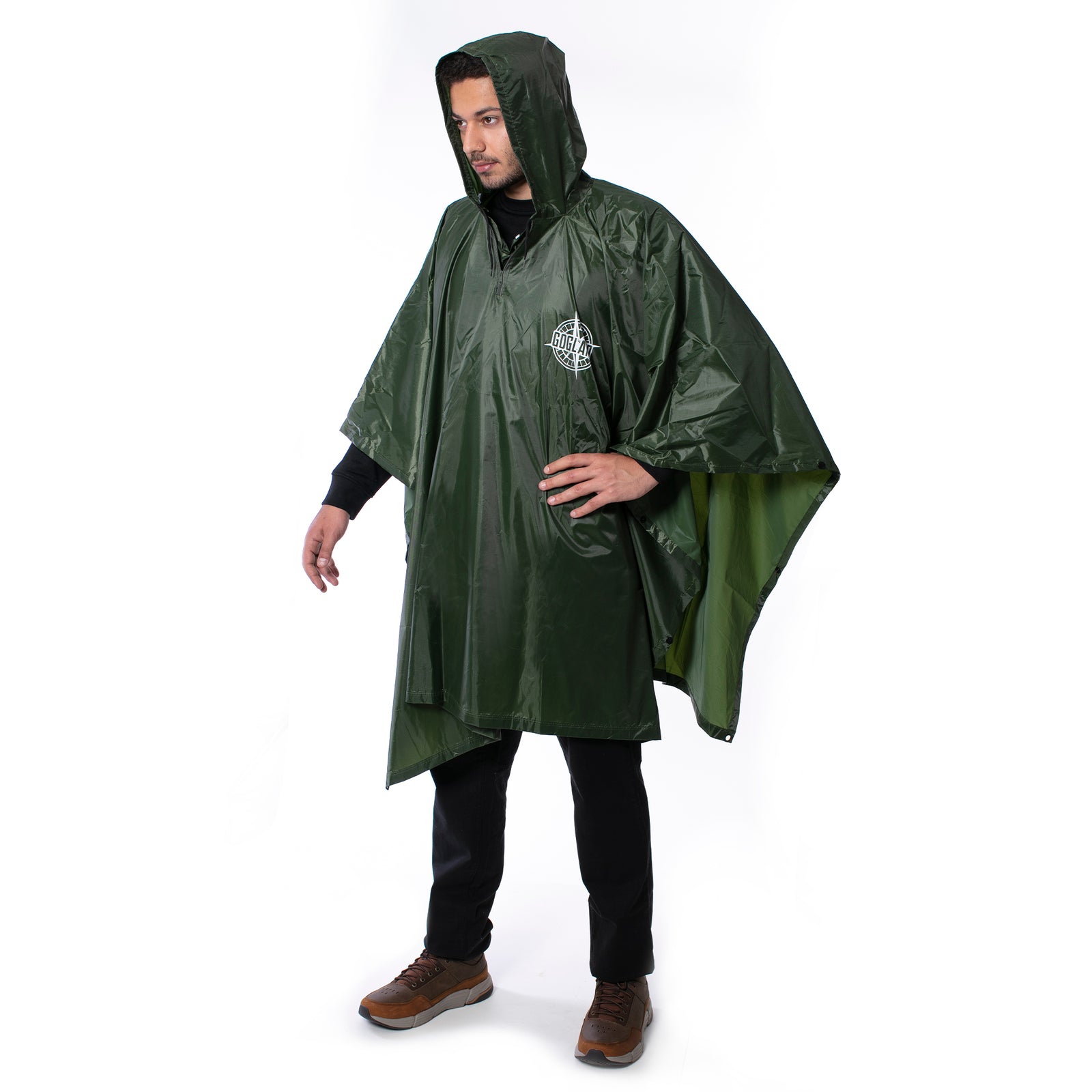 GOGLAND Â® Monsun Regenponcho groen