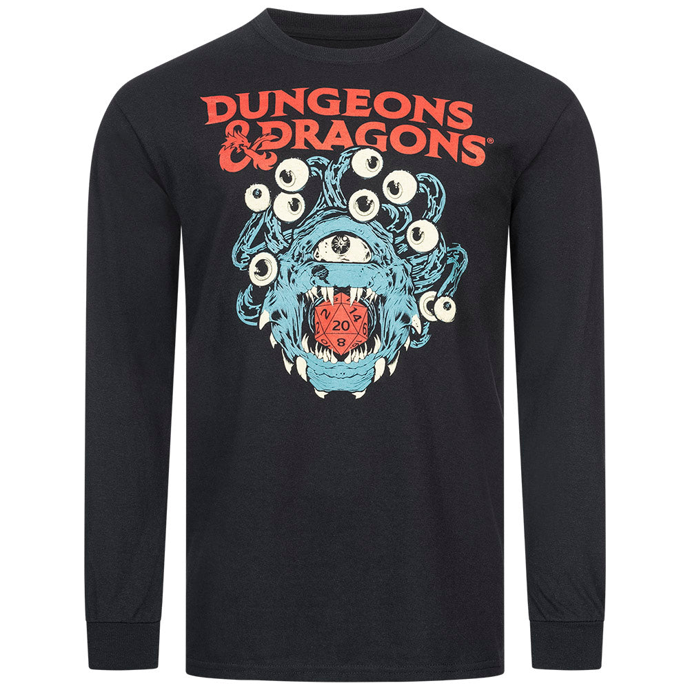 DUNGEONS & DRAGONS Heren T-shirt Lange Mouwen HAMLT050BLK