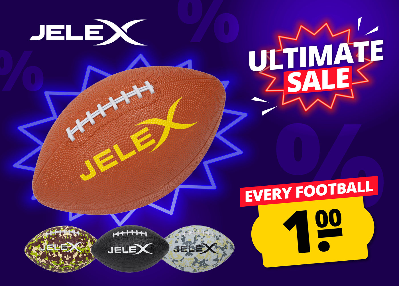 Jelex American Football Sale