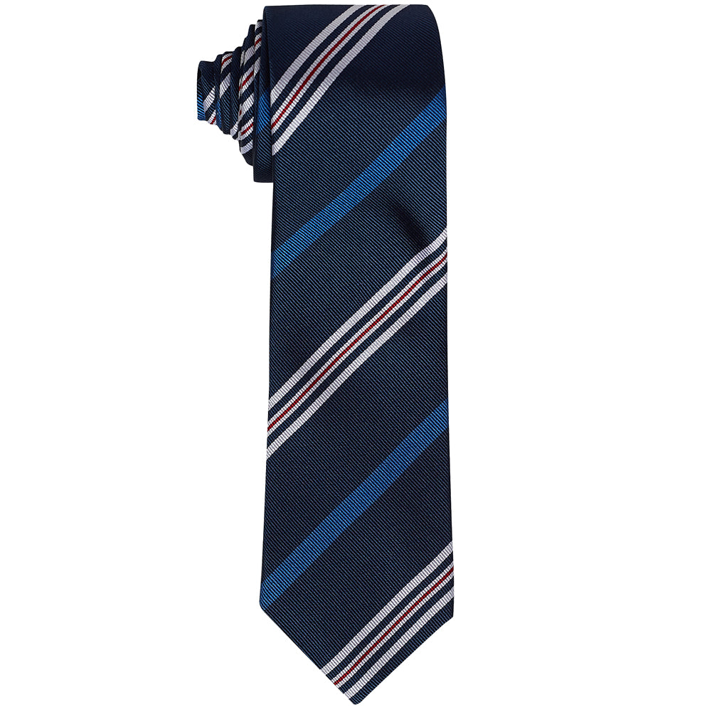 Hackett London Elegante Regatta Streep Zijden Stropdas HM053206-595