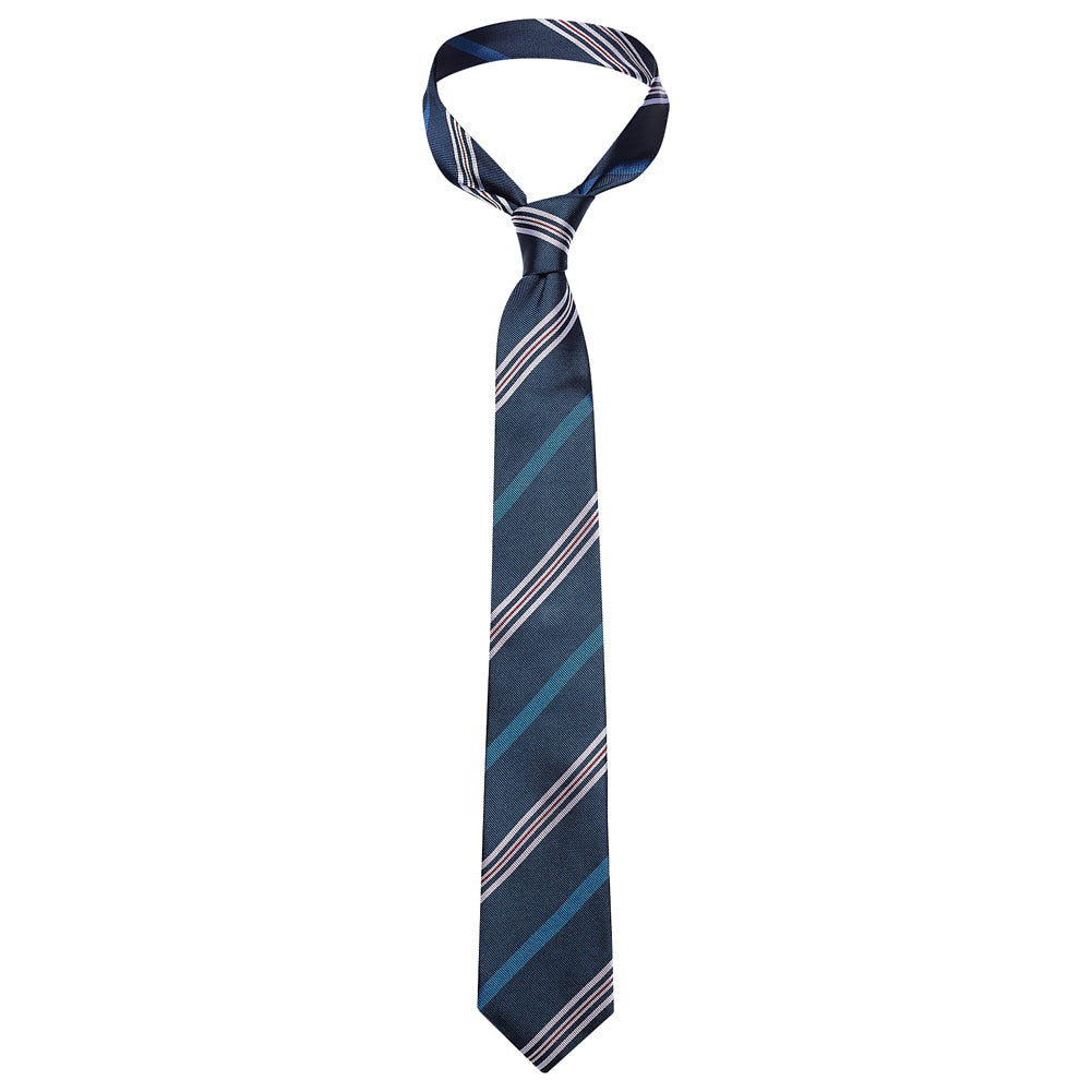 Hackett London Elegante Regatta Streep Zijden Stropdas HM053206-595