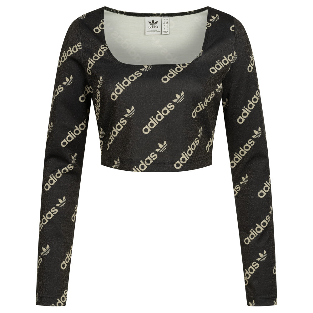 adidas Originals Dames Lange Mouwen Cropped Top HM4894