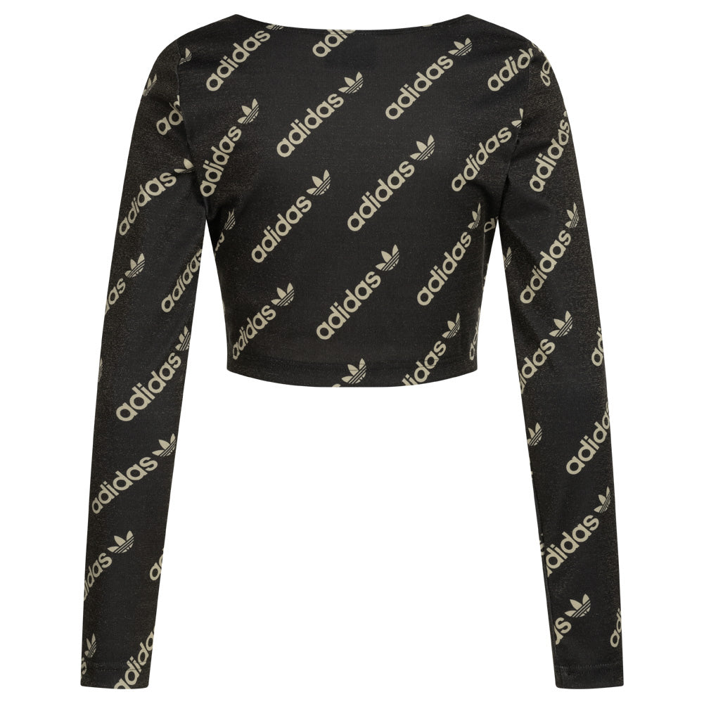 adidas Originals Dames Lange Mouwen Cropped Top HM4894