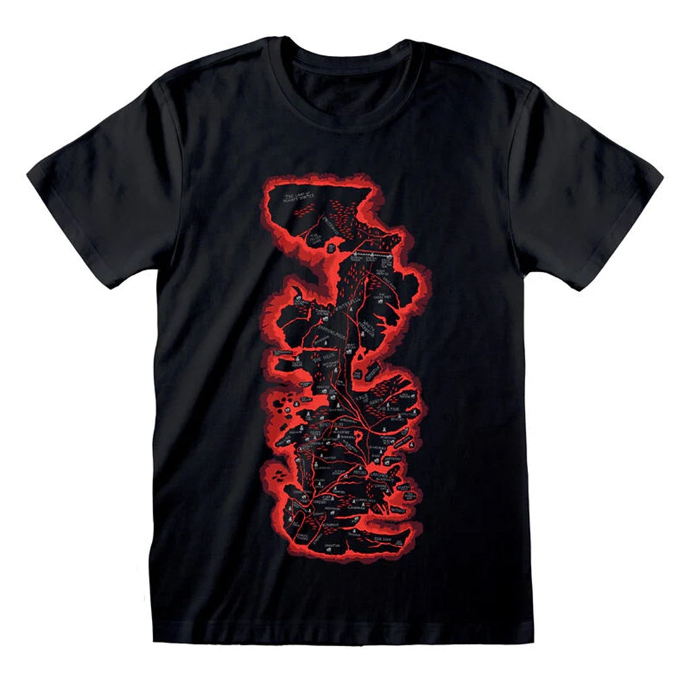 House of the Dragon Kaart Heren T-shirt HOD08735TSB