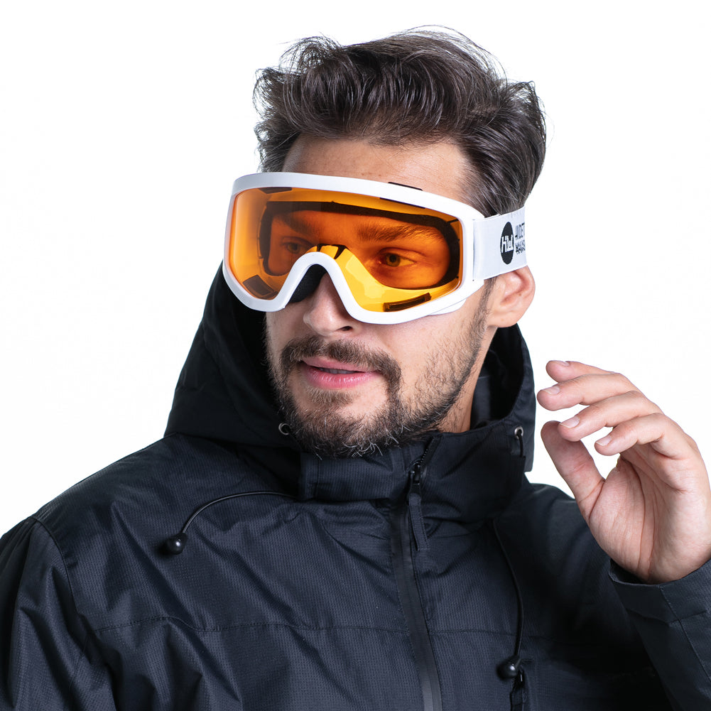 HIDETOSHI WAKASHIMA "Higashi" Unisex skibril snowboardbril wit