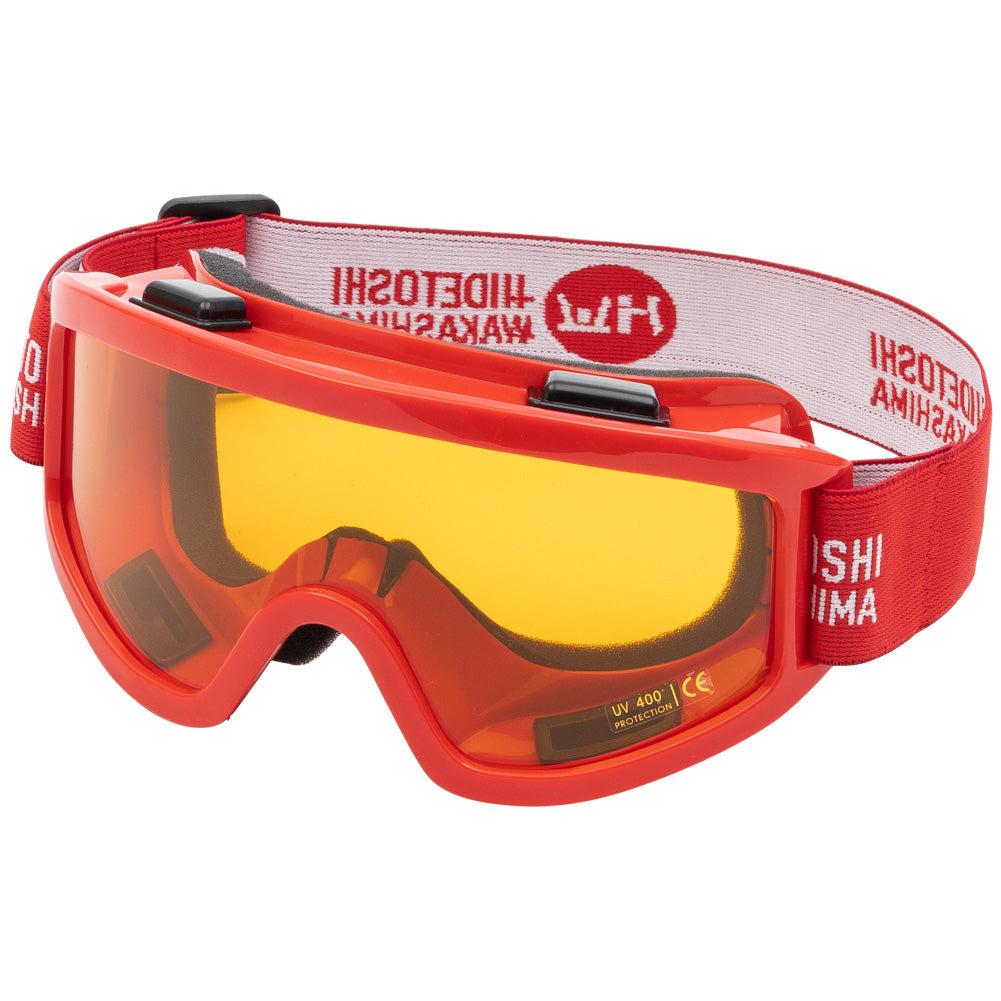 HIDETOSHI WAKASHIMA "Higashi" Unisex skibril snowboardbril rood