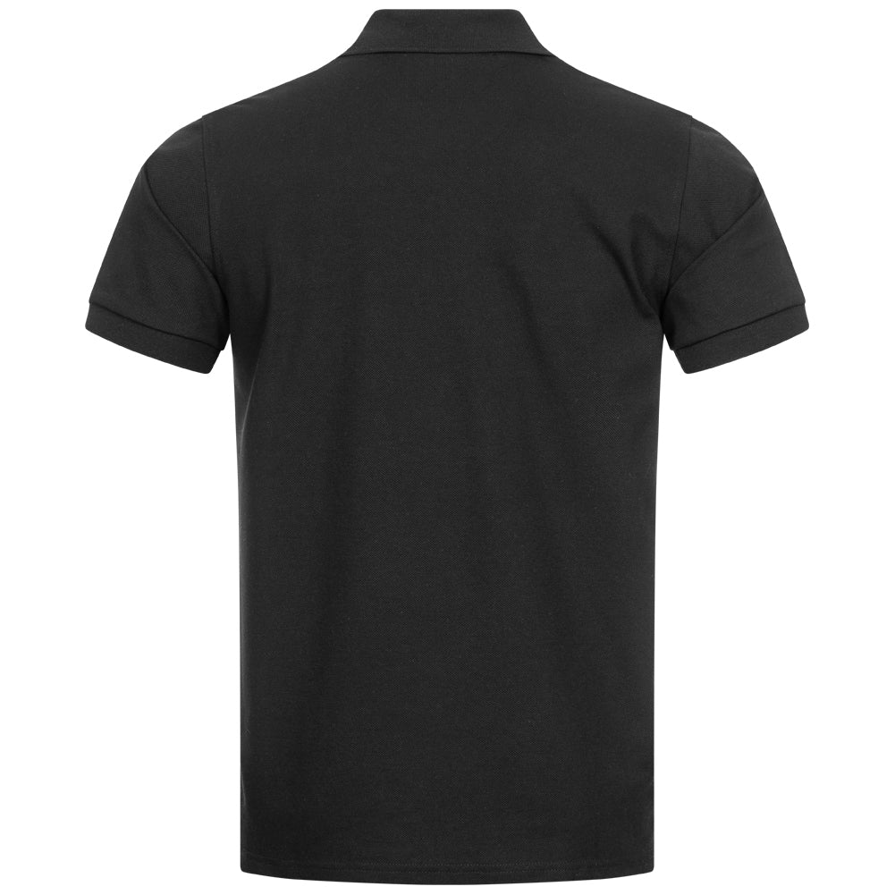 HIDETOSHI WAKASHIMA "Koshigaya" herenpoloshirt zwart