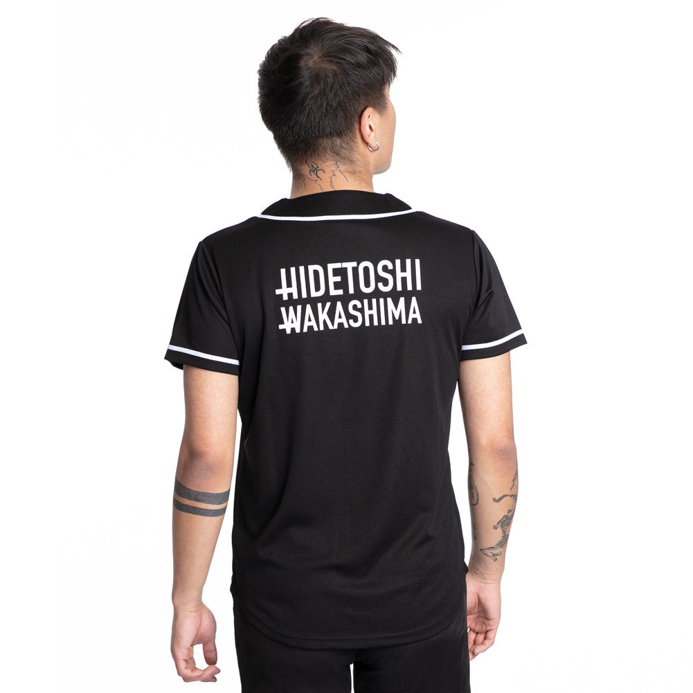 HIDETOSHI WAKASHIMA "BC Kiyota" Honkbalshirt voor heren zwart