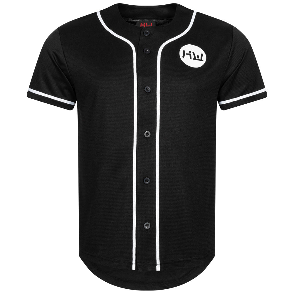 HIDETOSHI WAKASHIMA "BC Kiyota" Honkbalshirt voor heren zwart