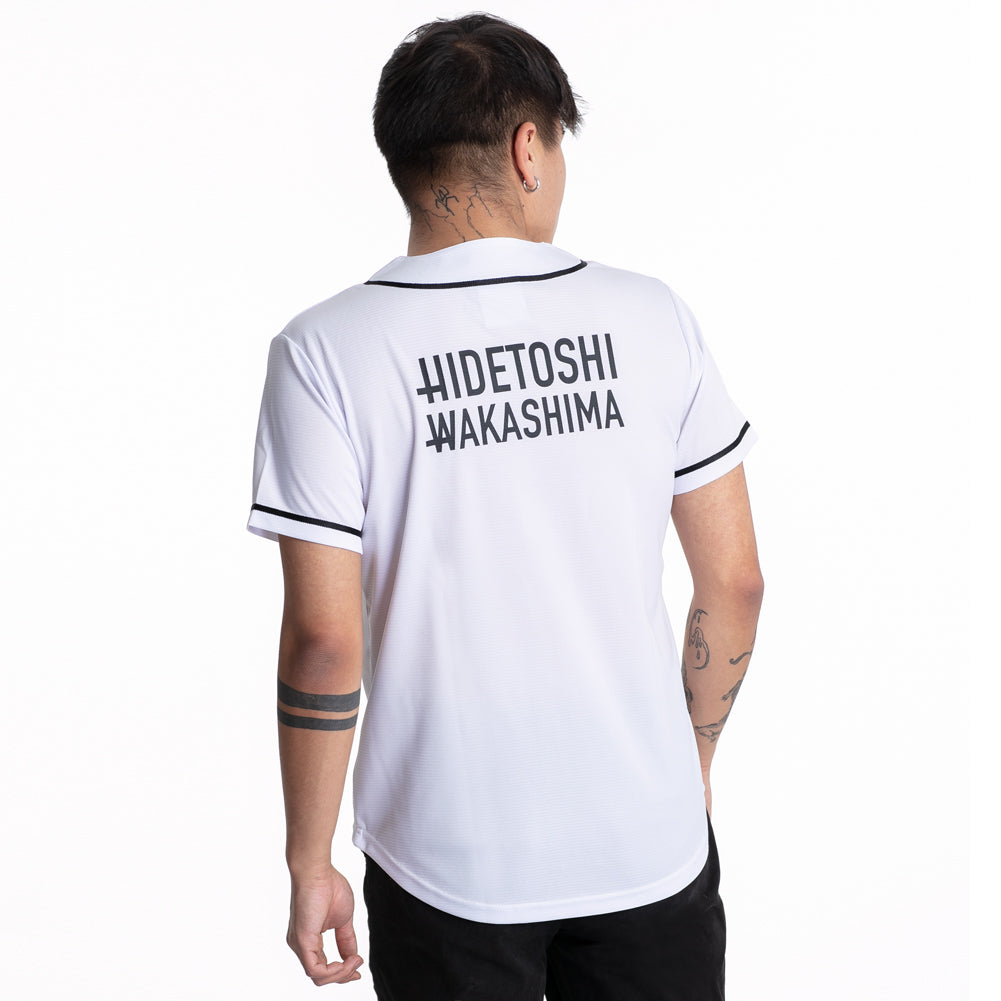 HIDETOSHI WAKASHIMA "BC Kiyota" Heren Honkbal T-shirt wit