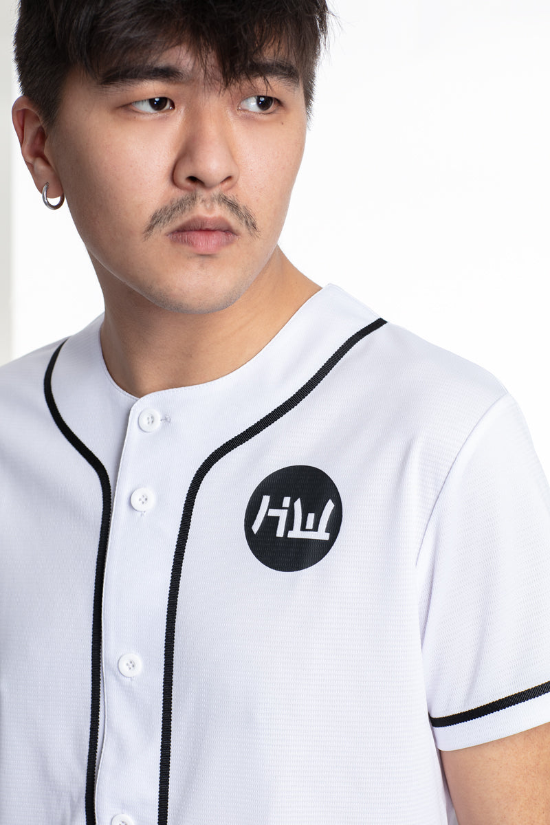 HIDETOSHI WAKASHIMA "BC Kiyota" Heren Honkbal T-shirt wit