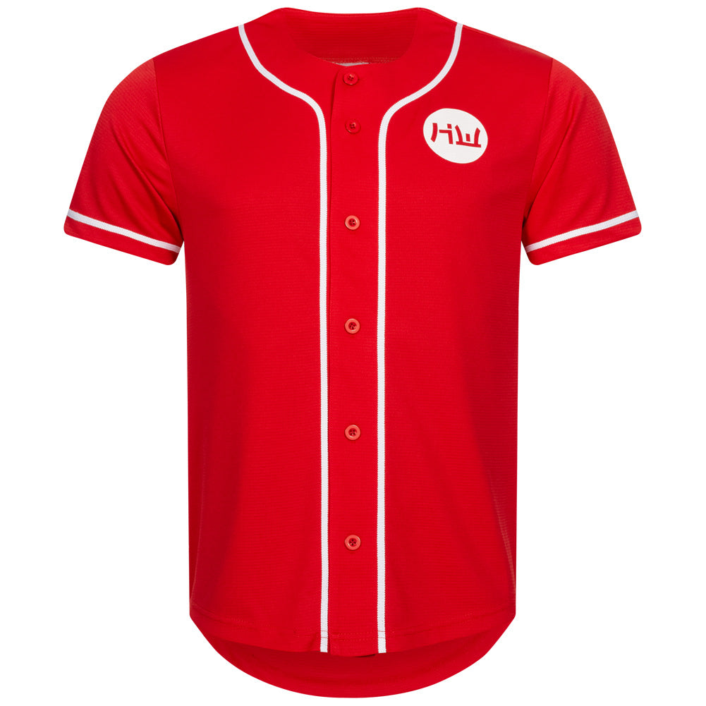 HIDETOSHI WAKASHIMA "BC Kiyota" Honkbalshirt rood voor heren