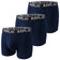 REPLAY Basic Cuff Logo Heren Boxershorts 3-pack I101102-N188 – S