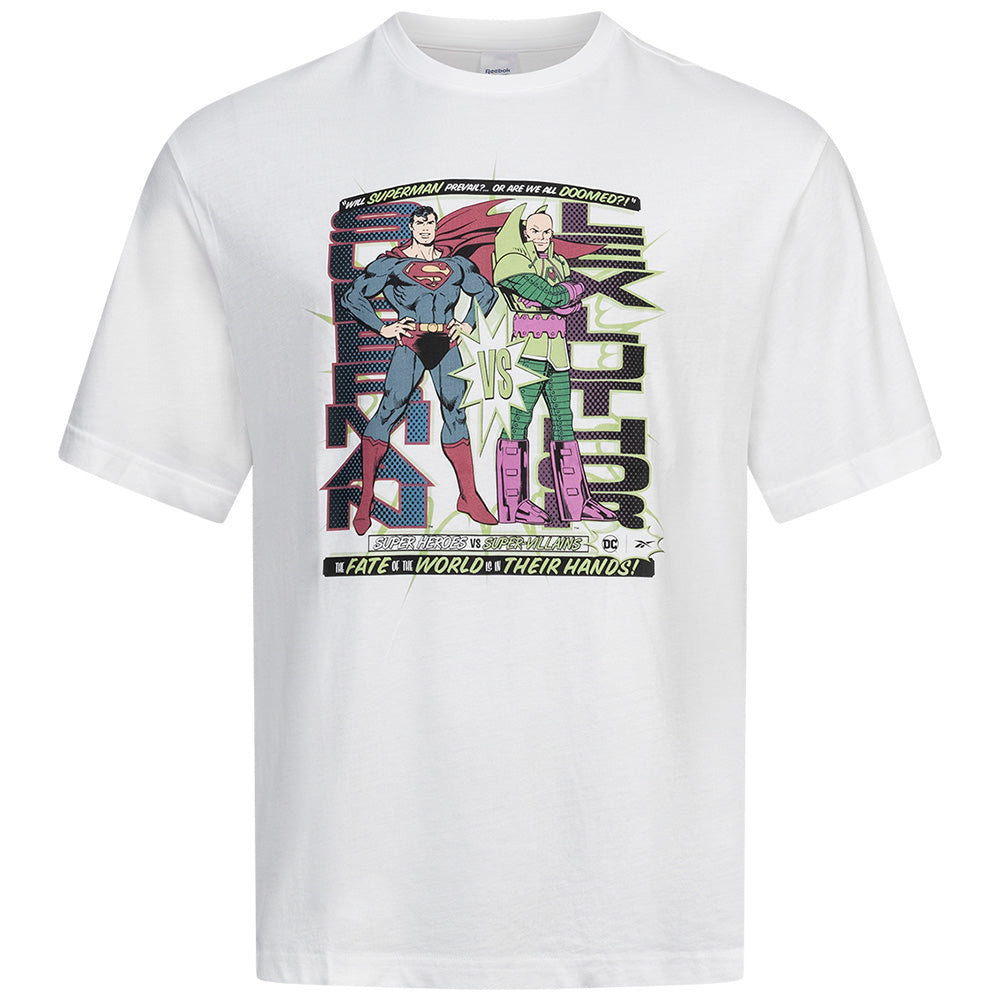 Reebok x DC COMICS Superman vs Lex Luthor T-shirt voor heren IB5813