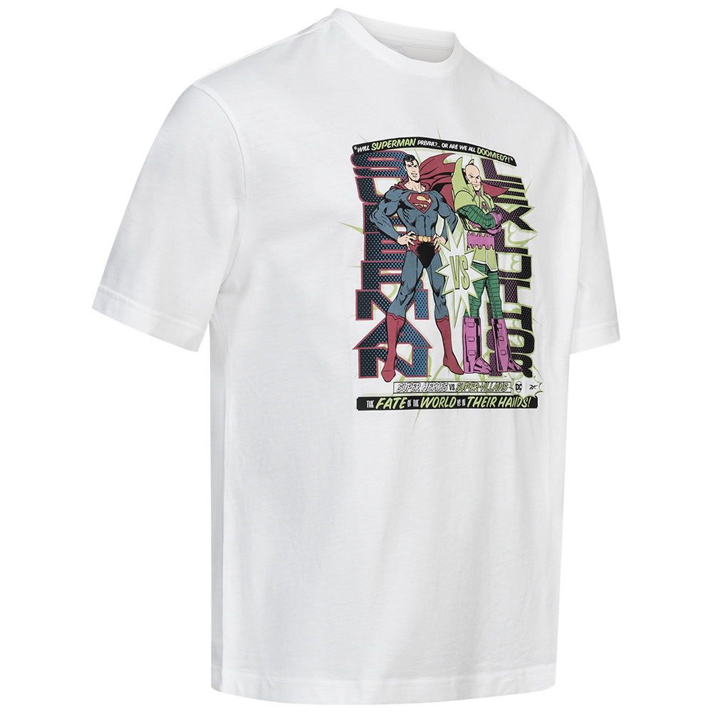 Reebok x DC COMICS Superman vs Lex Luthor T-shirt voor heren IB5813
