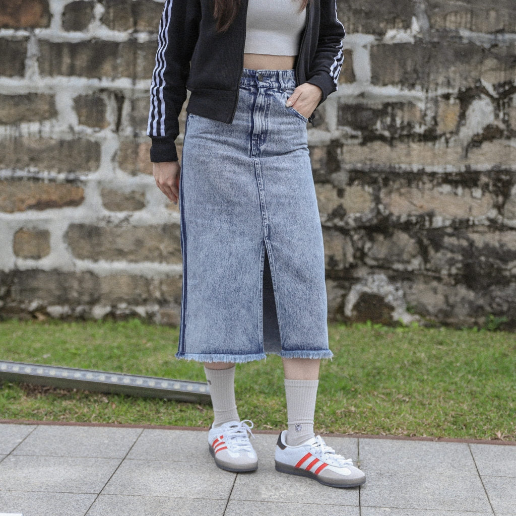 adidas Originals x KSENIA SCHNAIDER Dames Jeans Rok IW5665