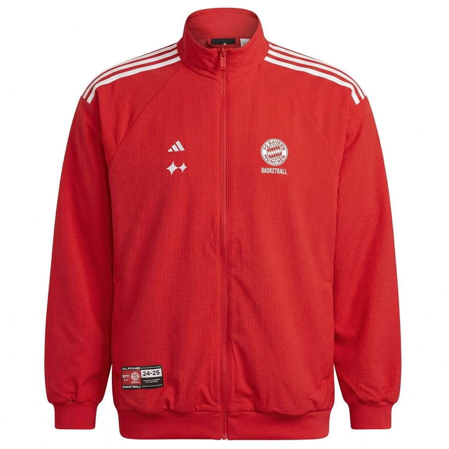 FC Bayern München Basketball adidas Heren Jas JD7121