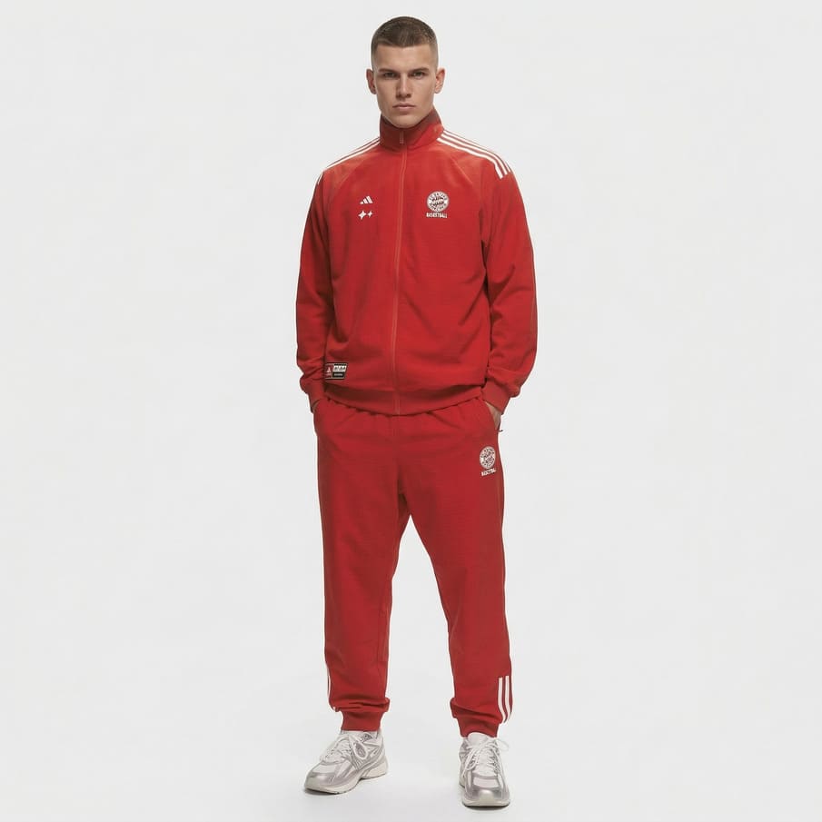 FC Bayern München Basketball adidas Heren Jas JD7121