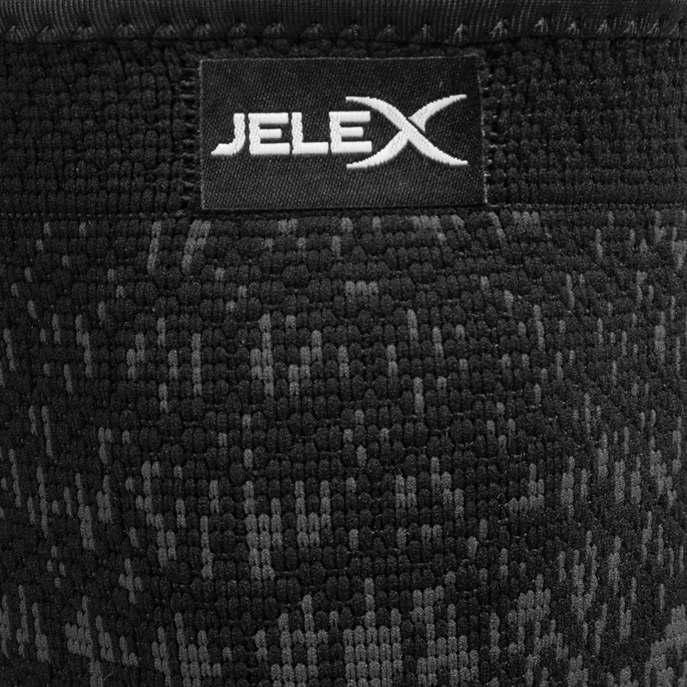 JELEX Elbow Compressieband elleboogbandage zwart grijs