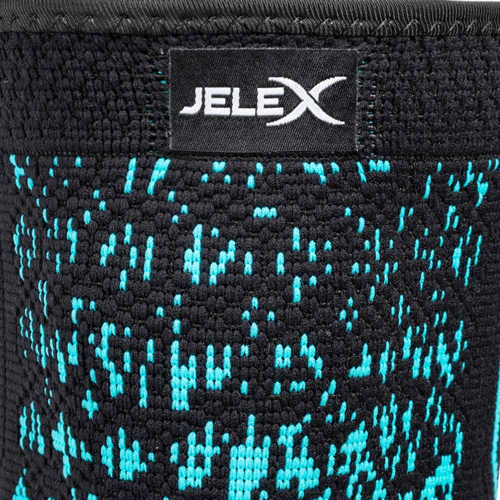 JELEX Elbow Compressieband elleboogbandage zwart blauw