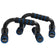 JELEX Gain Hard Push Up Bar Push Up Bars Opdruksteunen zwart blauw – Eén maat voor iedereen