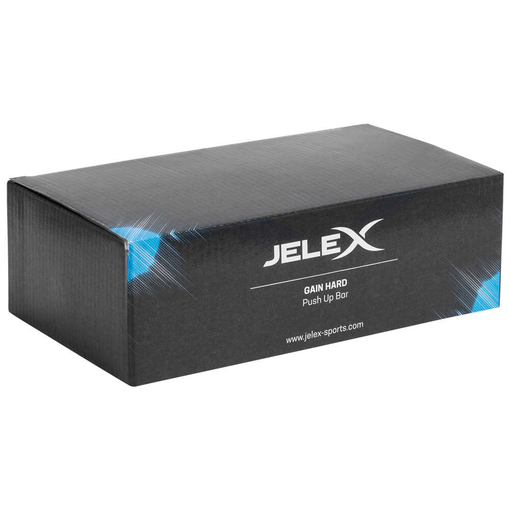 JELEX Gain Hard Push Up Bar Push Up Bars Opdruksteunen zwart blauw