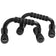 JELEX Gain Hard Push Up Bar Push Up Bars Opdruksteunen zwart grijs – Eén maat voor iedereen