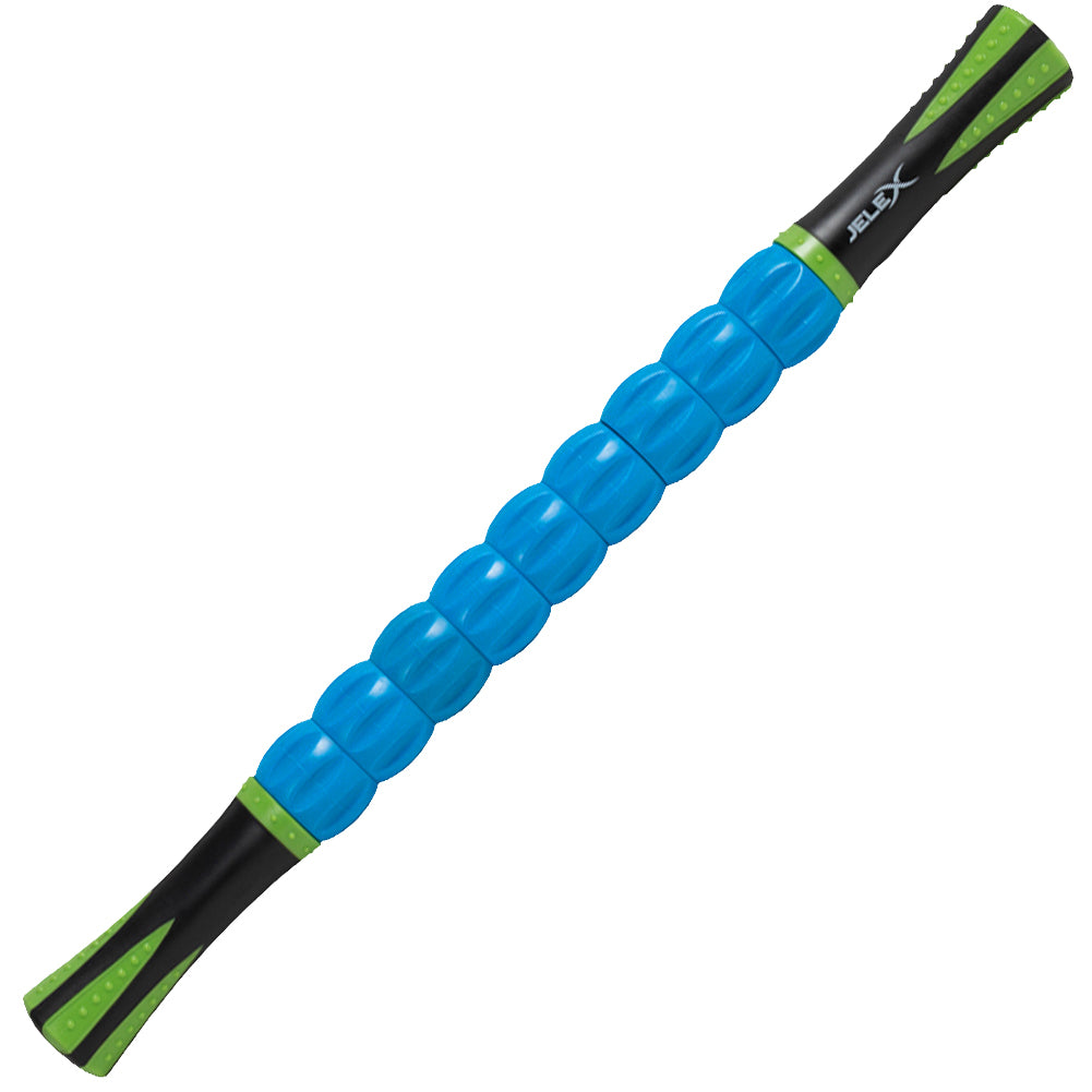 JELEX Easy Up Massageroller met roterende massageballen zwart blauw