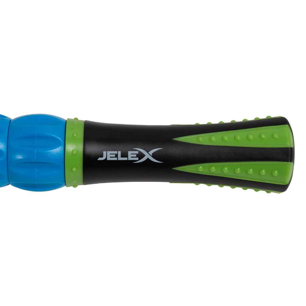 JELEX Easy Up Massageroller met roterende massageballen zwart blauw