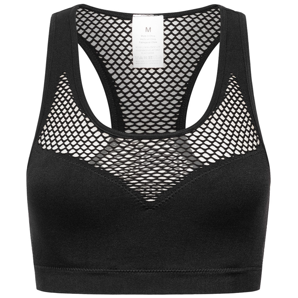 JELEX Sportstyle dames sportbeha zwart