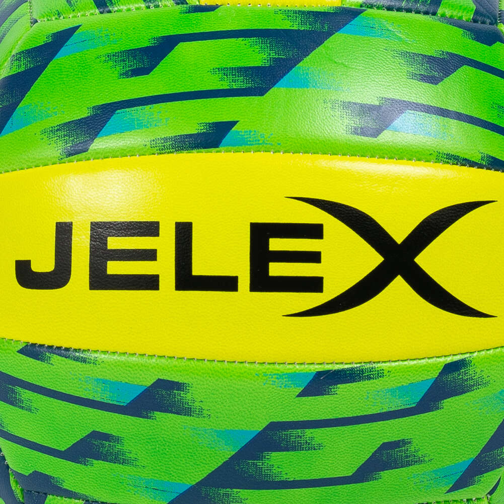 JELEX Softtouch Volleybal geel + gras groen