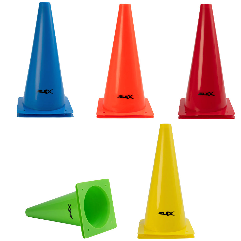 JELEX Dribbler Trainingskegels 10 stuks 31 cm hoog