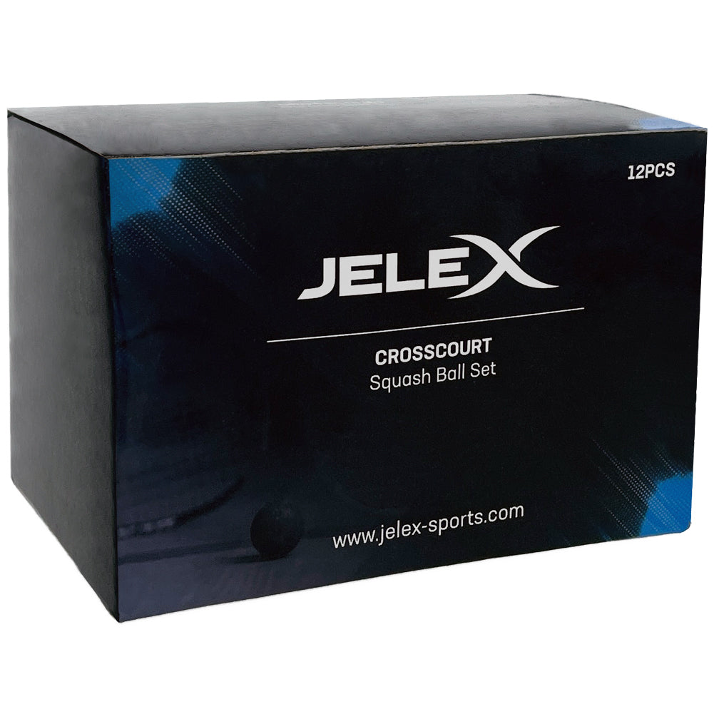 JELEX Crosscourt Squash ballen set van 12