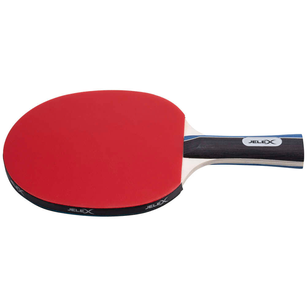 JELEX Sidespin Tafeltennisbatjes set van 4 met 8 balletjes