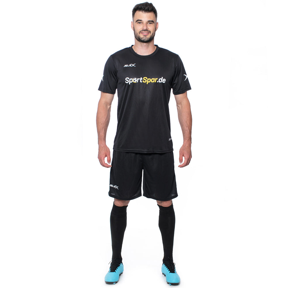 JELEX "Team 26" Voetbaltenue 2-delig zwart