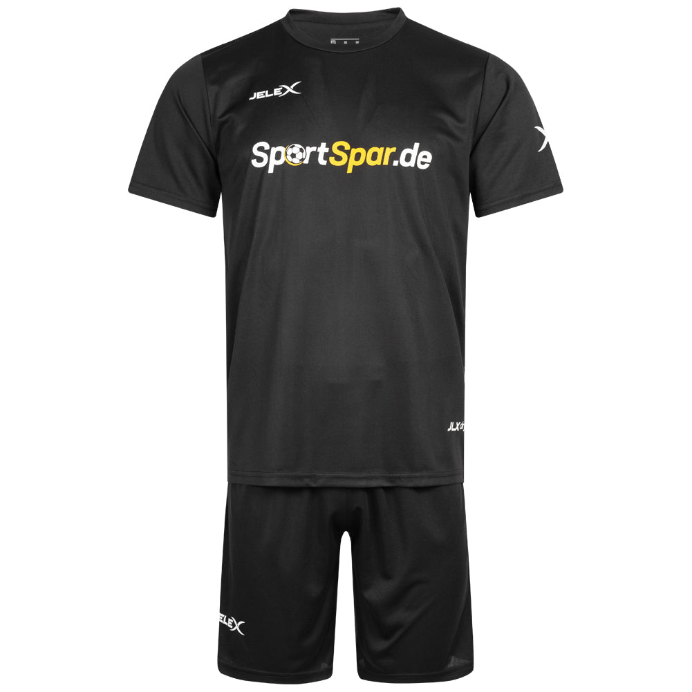JELEX "Team 26" Voetbaltenue 2-delig zwart