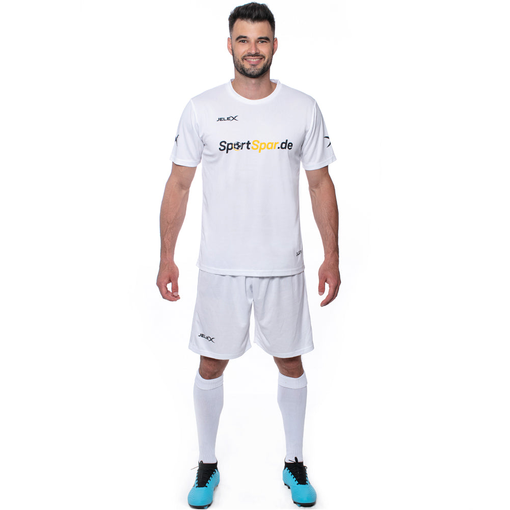 JELEX "Team 26" Voetbaltenue 2-delig wit