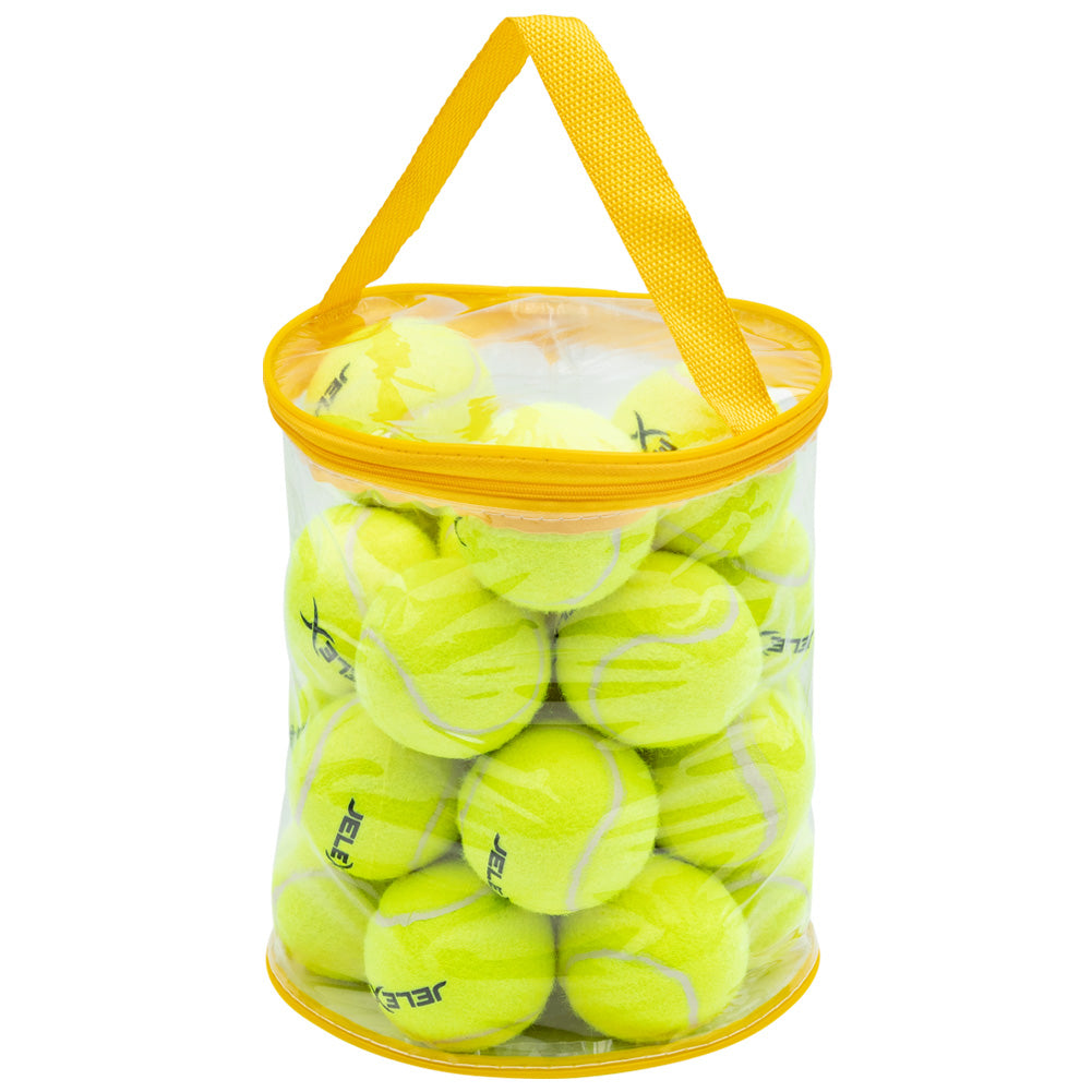 JELEX "Tiebreak" tennisballen set van 24 stuks incl. tas