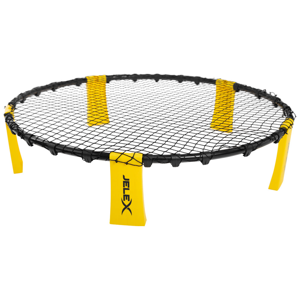 JELEX "Smash" roundnet 6-delige set met 3 gele ballen