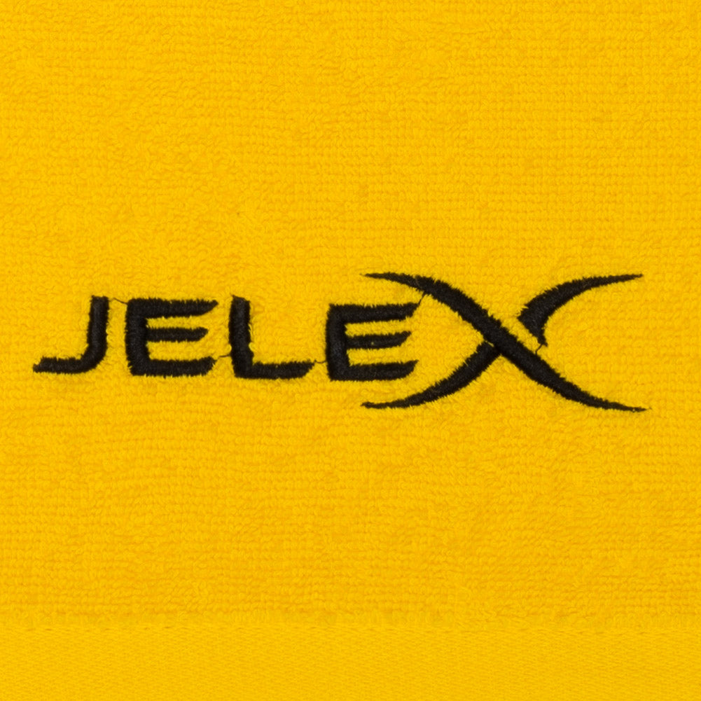 JELEX "100FIT" Fitnesshanddoek met ritsvak geel
