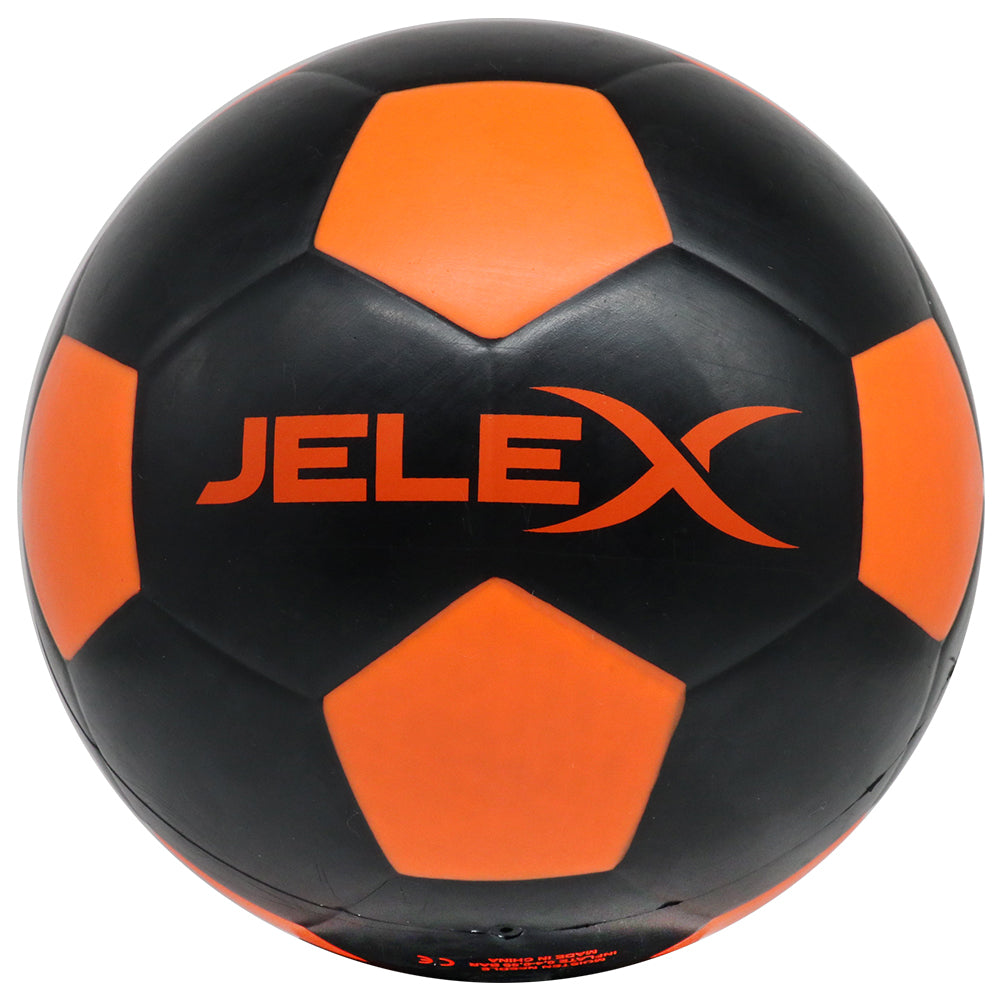 JELEX "Neon" LED Licht Voetbal zwart/oranje
