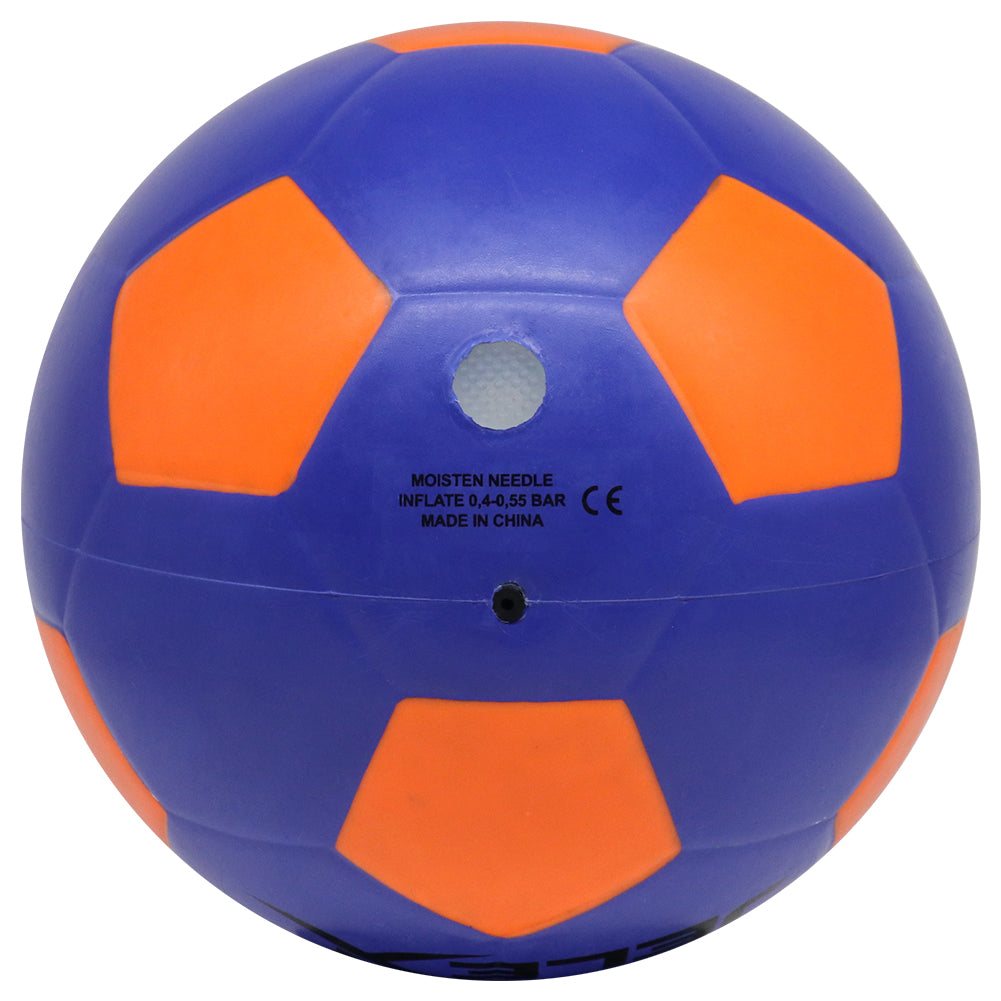 JELEX "Neon" LED lichtgevende voetbal blauw/oranje